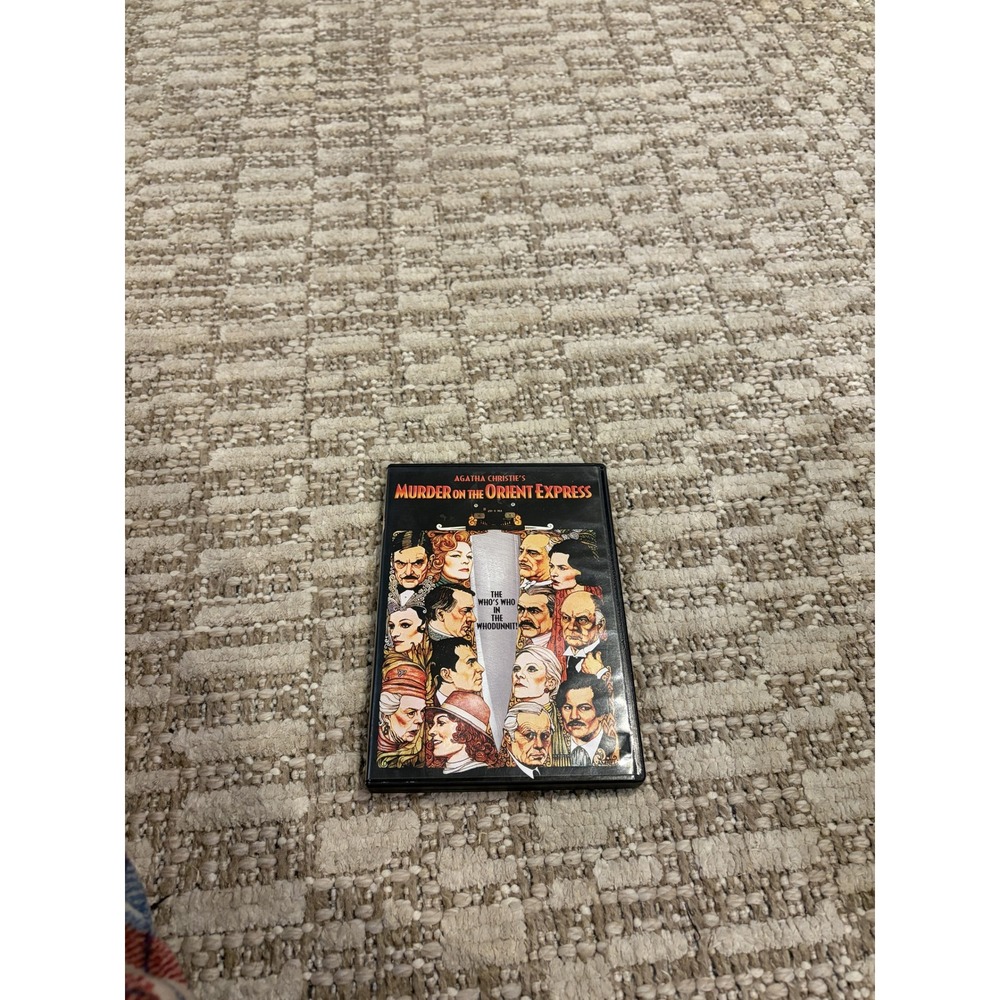 Agatha Christie Murder on the Orient Express DVD 1974 Movie Widescreen Mystery
